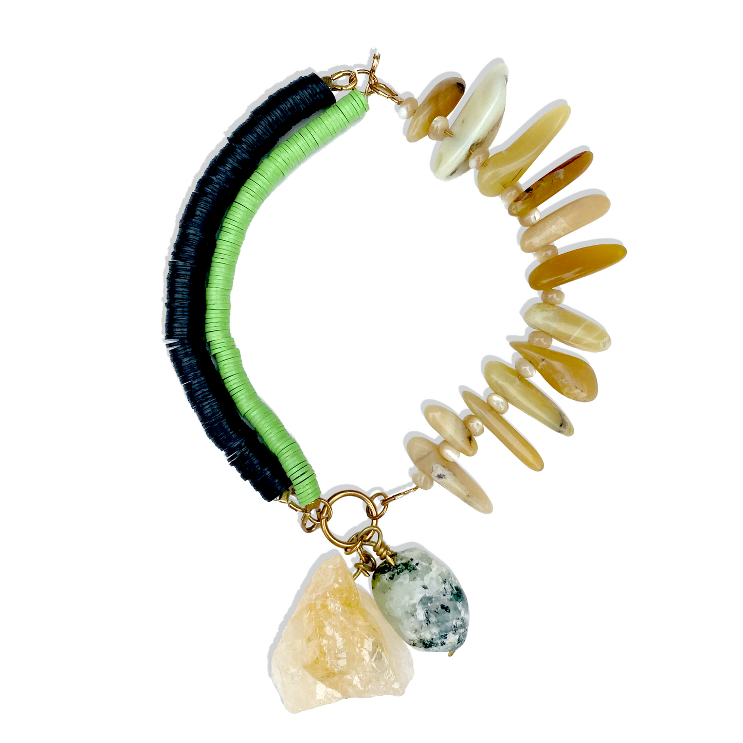 Green Black and Jade Bracelet